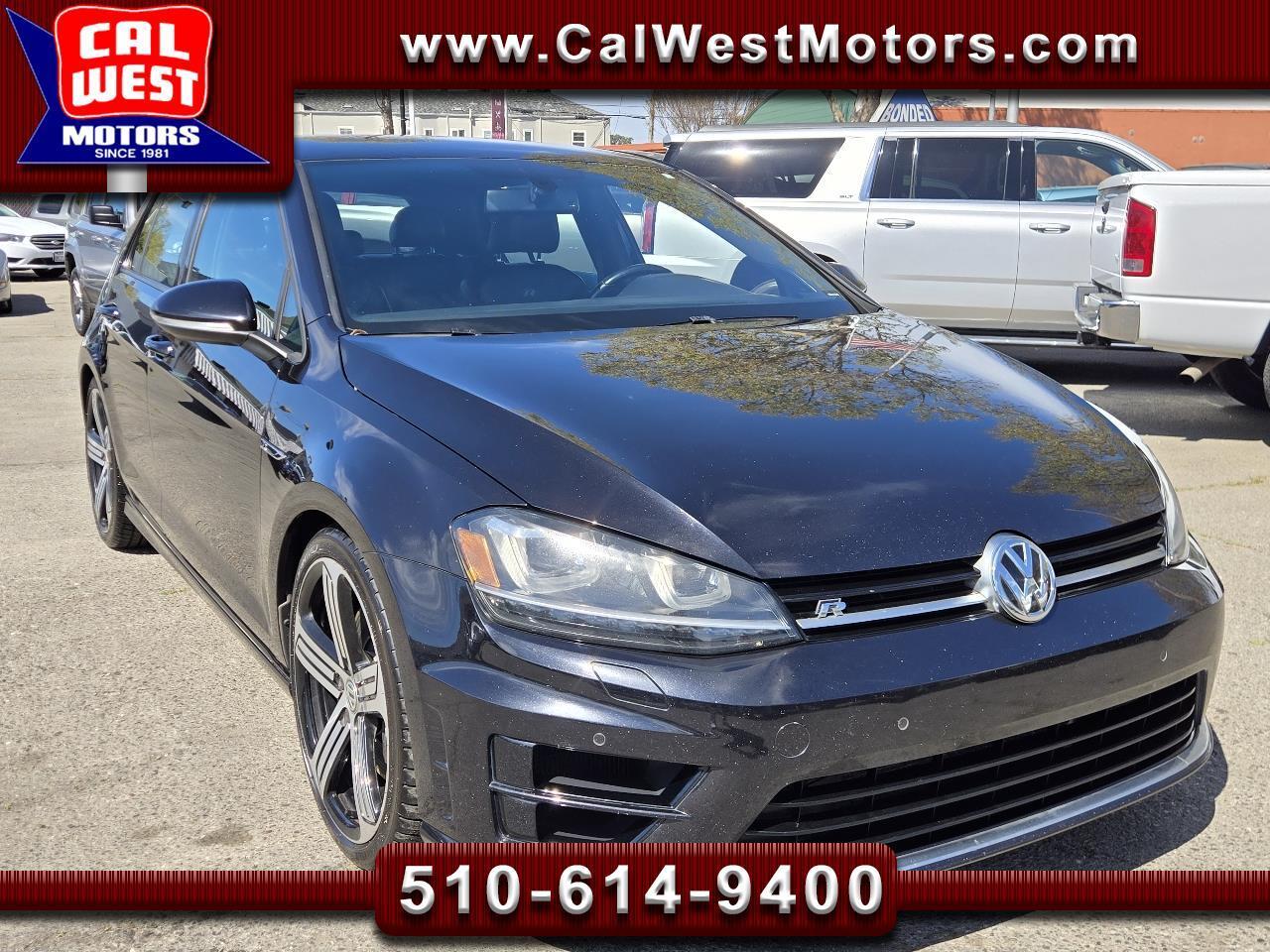 2015 Volkswagen Golf R 4Motion w/Leather BuCam Nav 292HP ExMtnc VeryClean