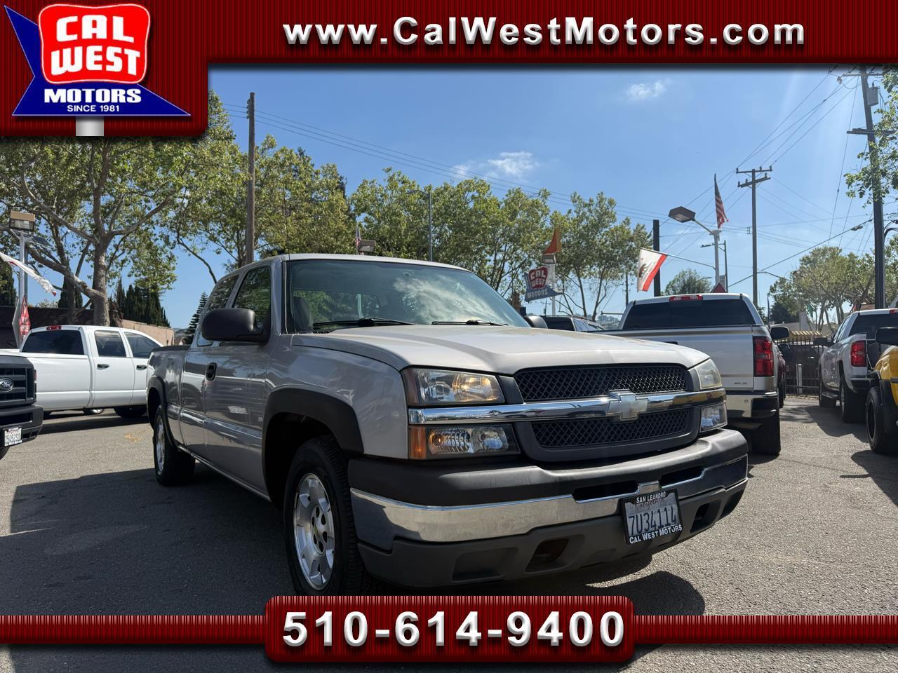 2005 Chevrolet Silverado 1500 Ext Cab 6.5ft Blu2th CD LowMiles VeryClean