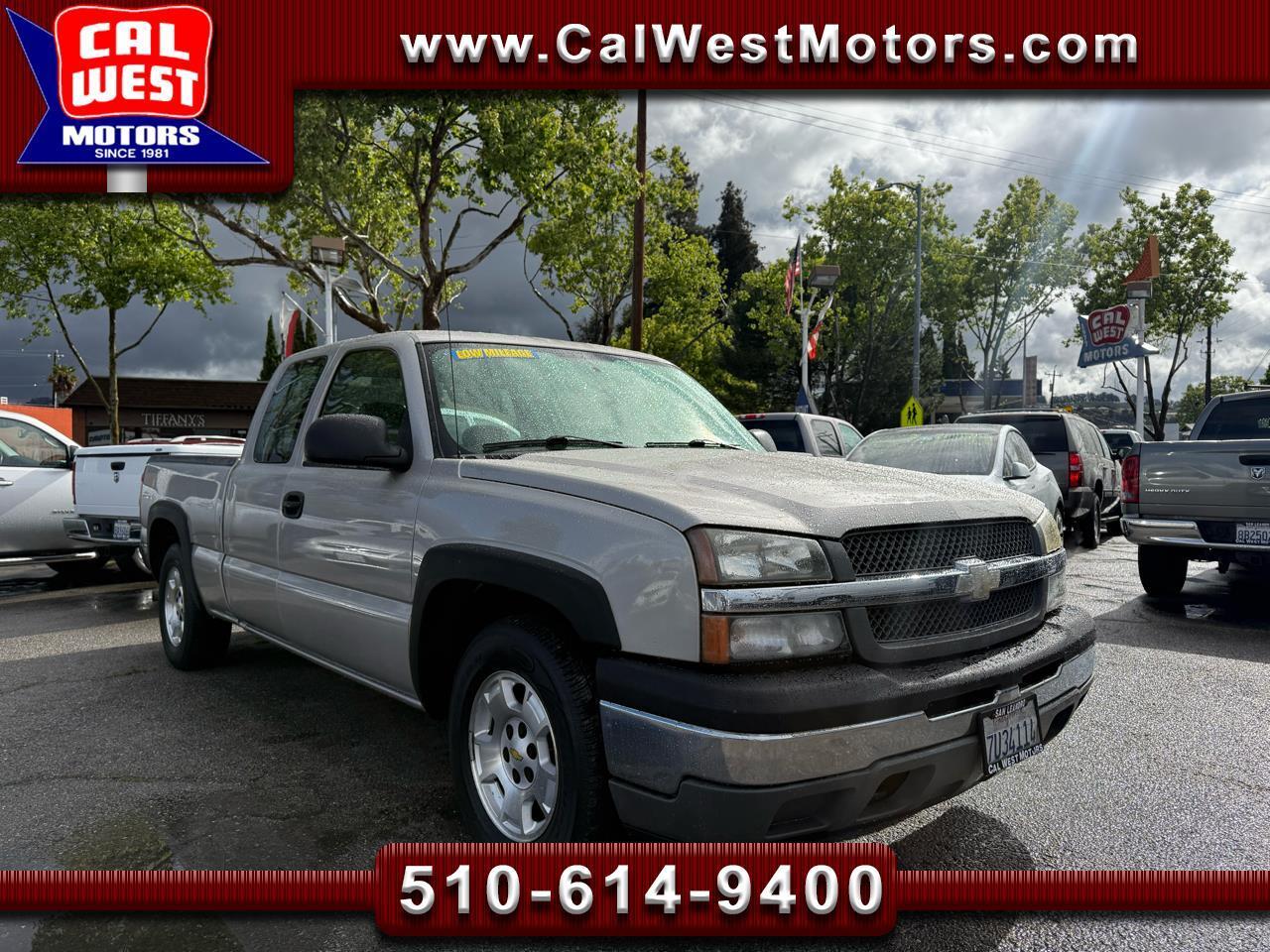 2005 Chevrolet Silverado 1500 Ext Cab 6.5ft Blu2th CD LowMiles VeryClean