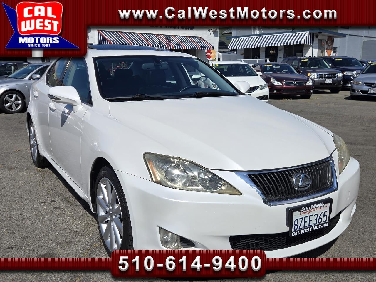 2009 Lexus IS 250 IS 250 Sport Sedan wLeather MnRoof ExMtnc VryClean