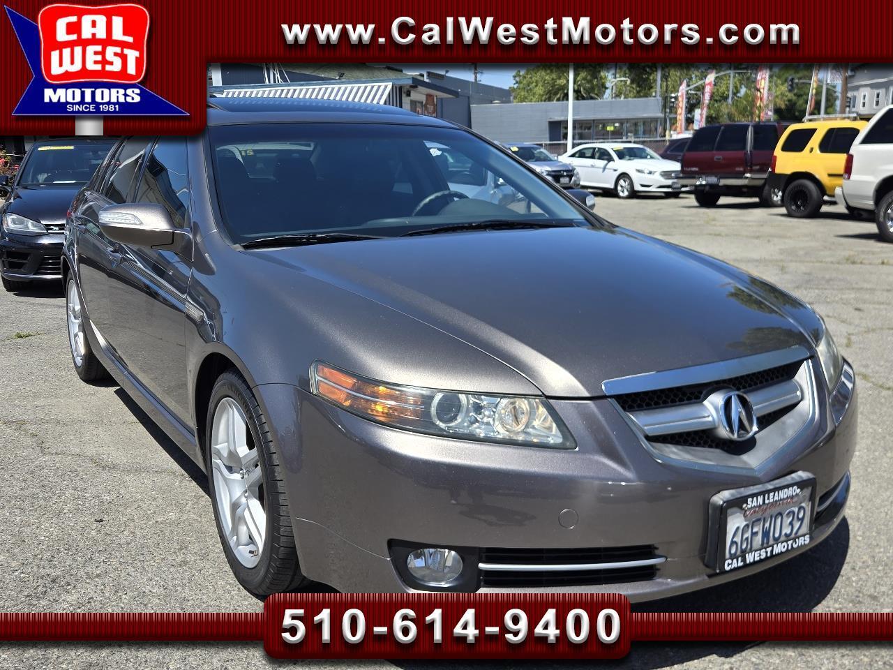 2008 Acura TL Sedan w/Leather Nav BuCam MnRoof VeryClean