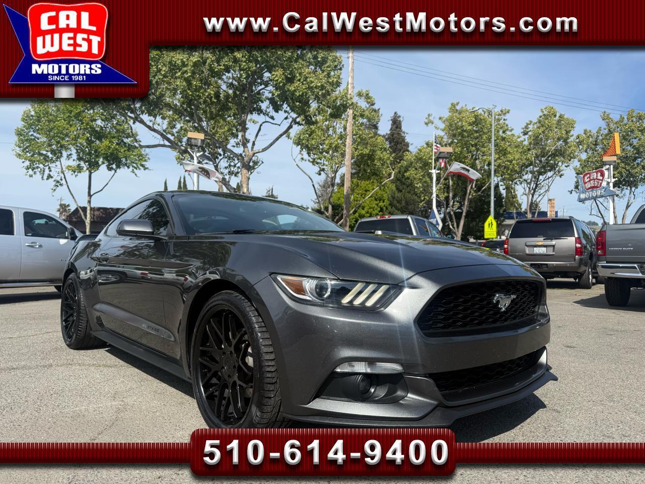 2016 Ford Mustang 2dr Fastback EcoBoost 6-SpeedManual VeryClean