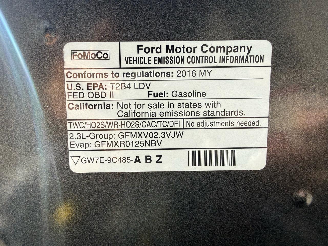 Ford Mustang  2016