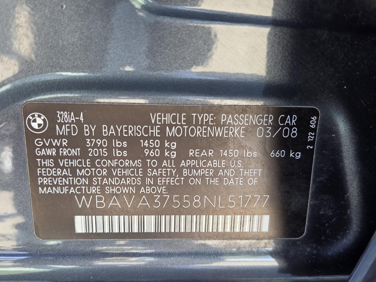 BMW 3 Series  2008