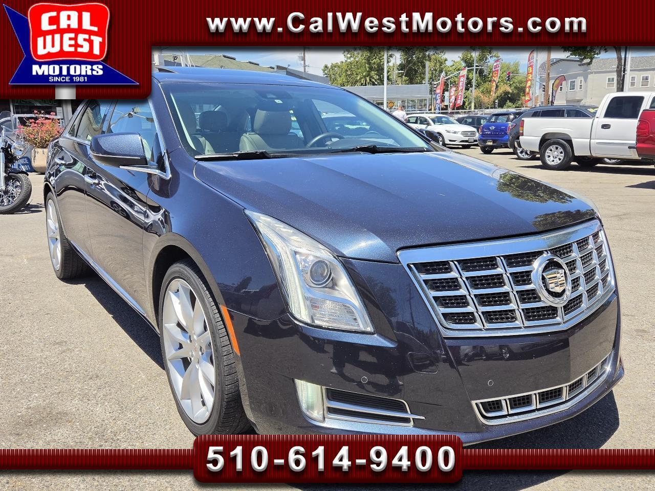 2013 Cadillac XTS Premium Sedan Leathr MRoof BUcam Blu2th XM LoMiles