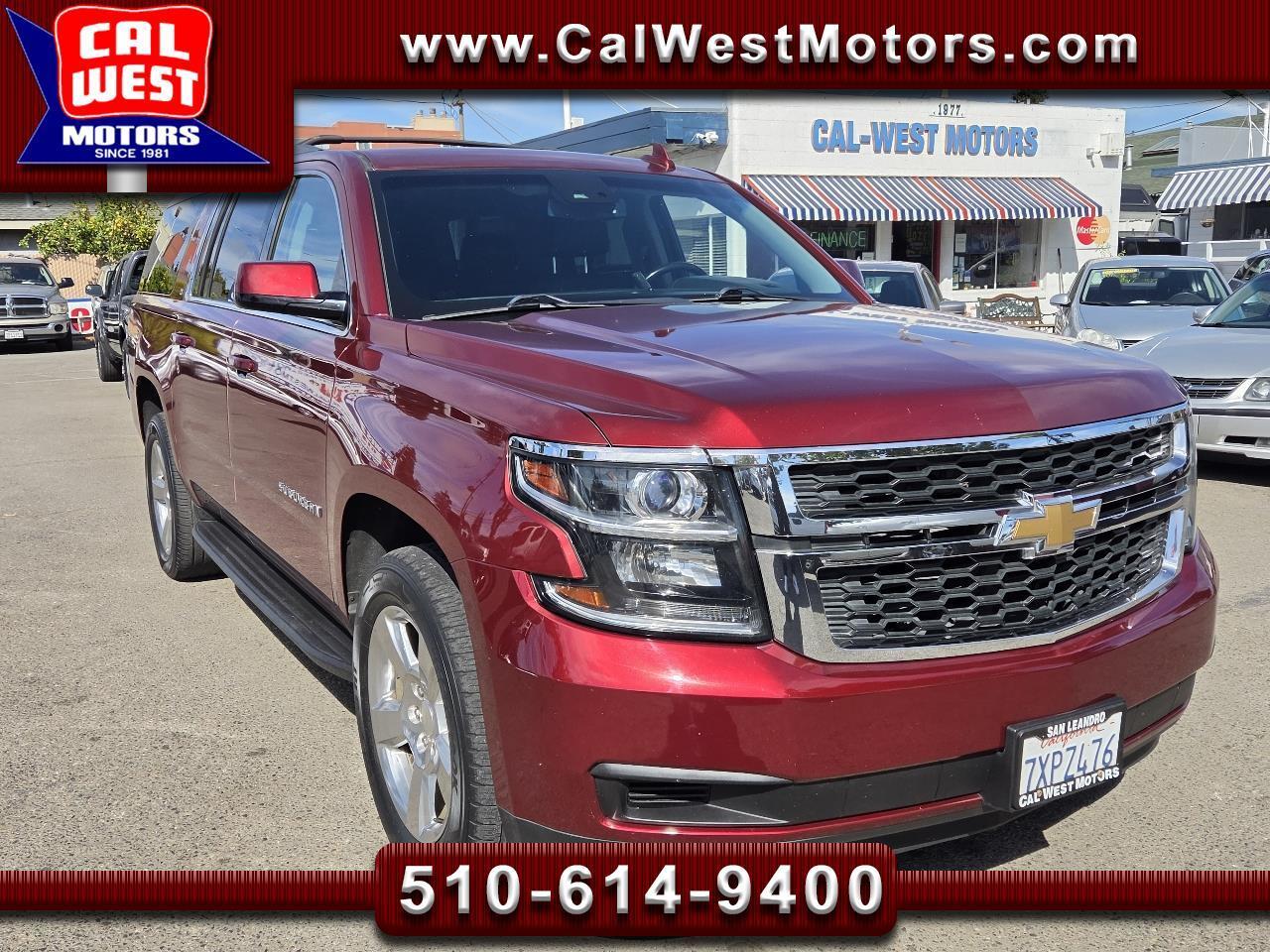 2017 Chevrolet Suburban LT 3Row w/Leather NAV Tow BuCam 1Ownr VryClean