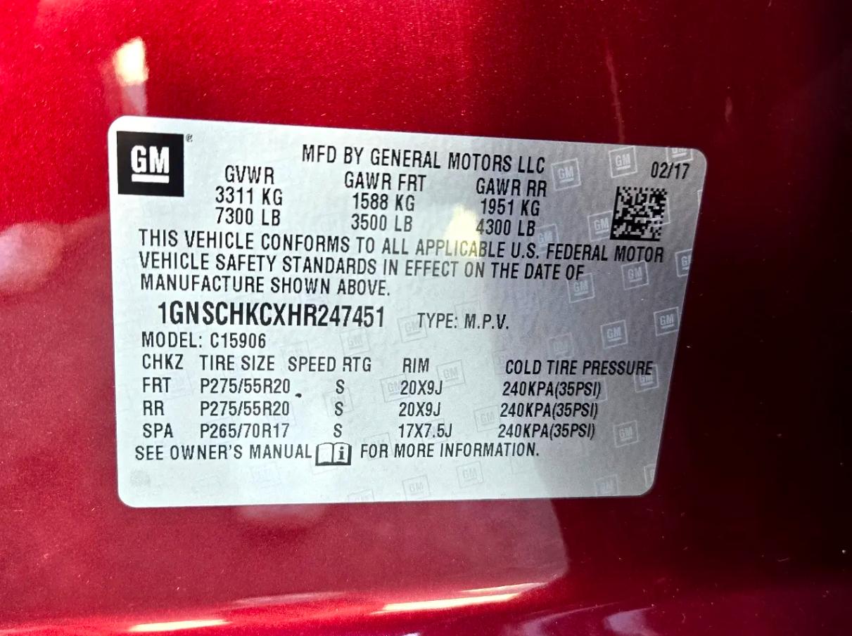 Chevrolet Suburban  2017