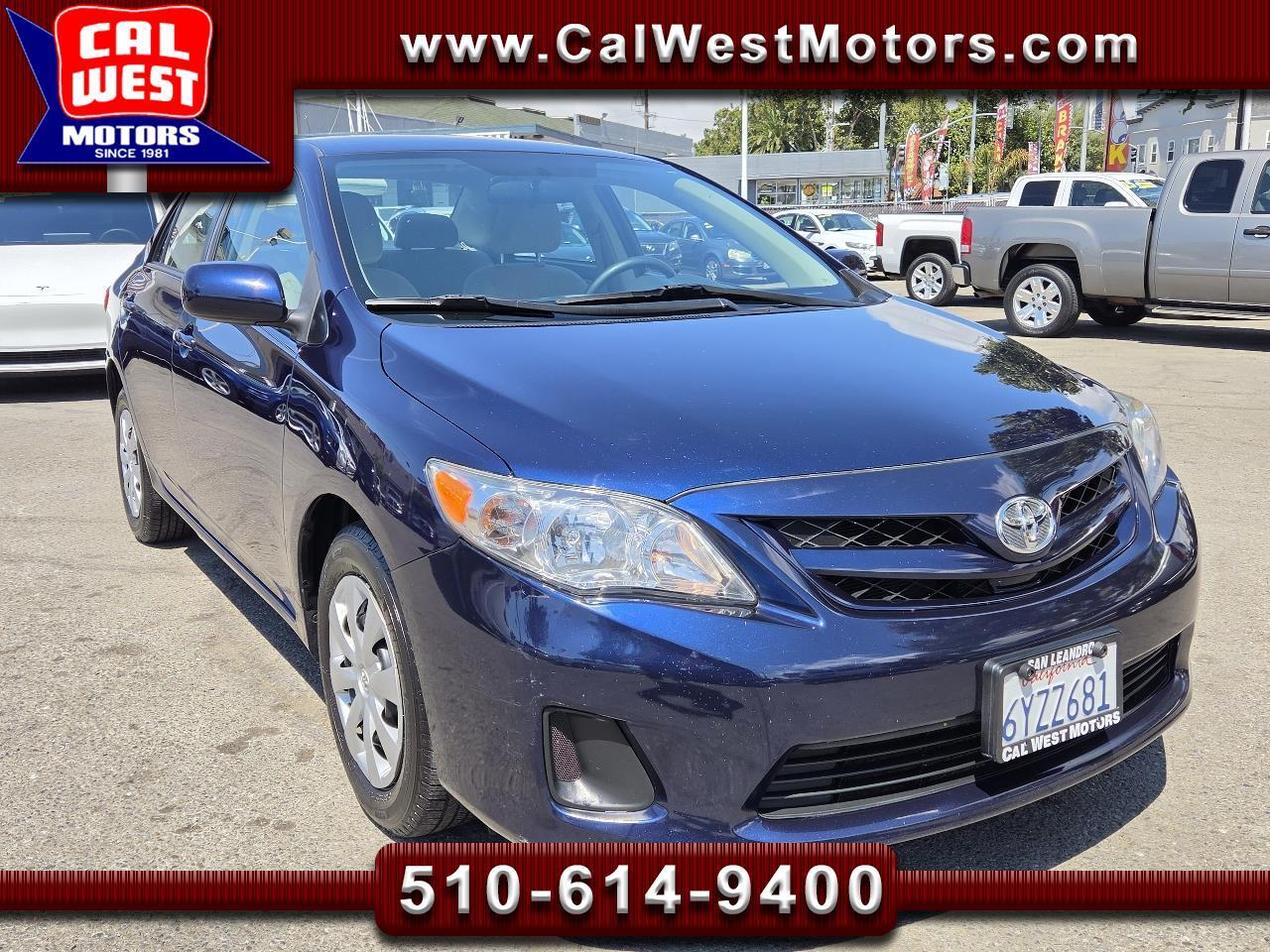 2011 Toyota Corolla LE Sedan CD Aux MPG++ LoMiles GreatServHistory