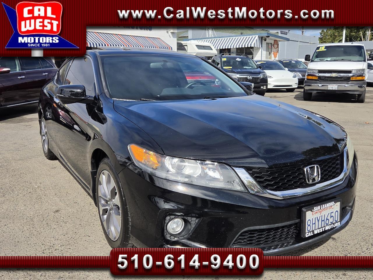 2015 Honda Accord Coupe EX Coupe Manual 6Speed MRoof BuCam Blu2th VryClean