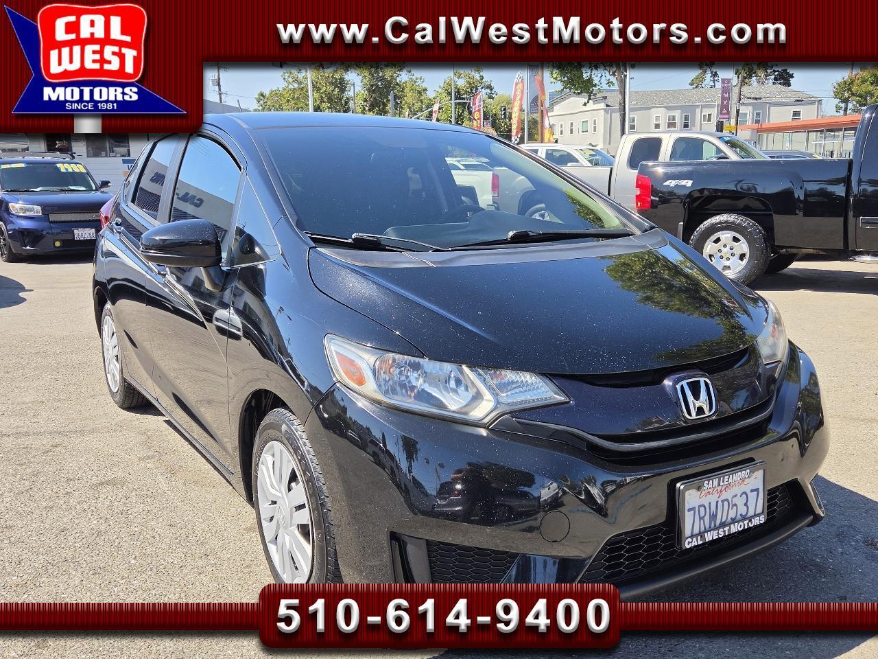 2016 Honda Fit LX Hatchback 5D BuCam Blu2th GreatMPG VeryClean