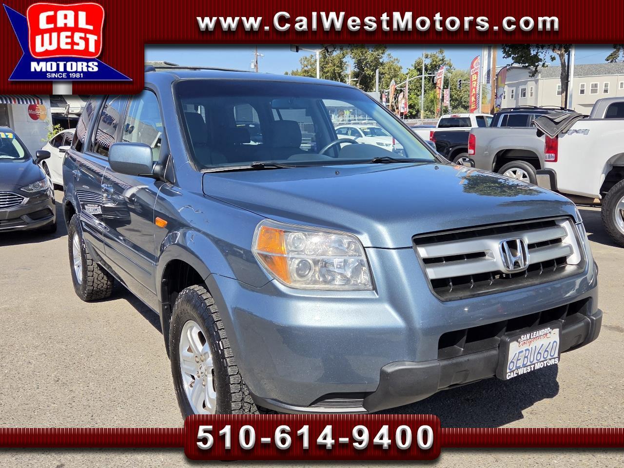 2008 Honda Pilot VP 4WD SUV 5D 3Rows 1Owner VeryClean
