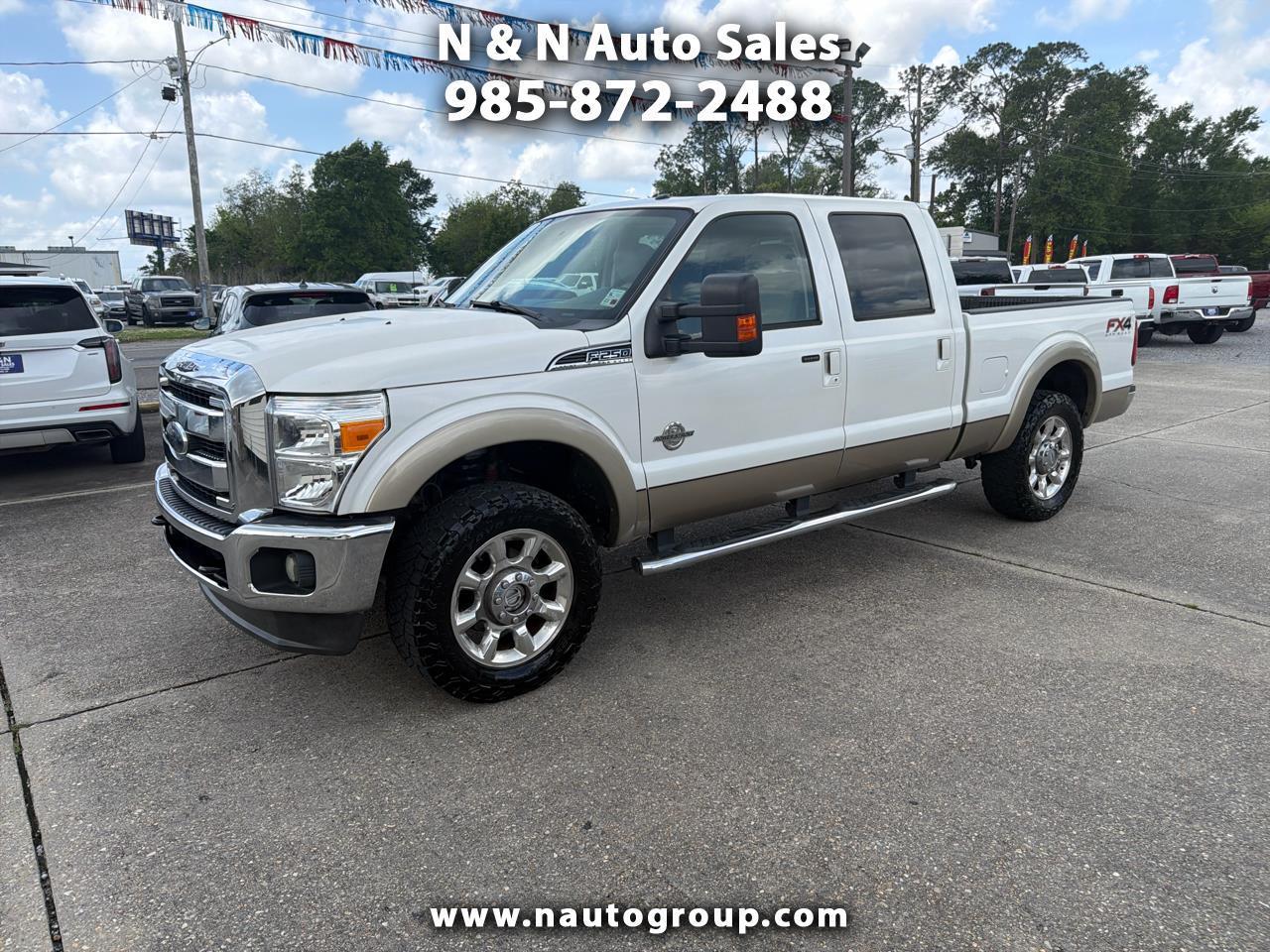 2012 Ford F-250 SD Lariat Crew Cab 4WD