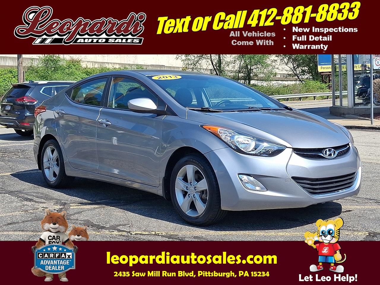 2013 Hyundai Elantra 4dr Sdn Auto GLS PZEV (Ulsan Plant)
