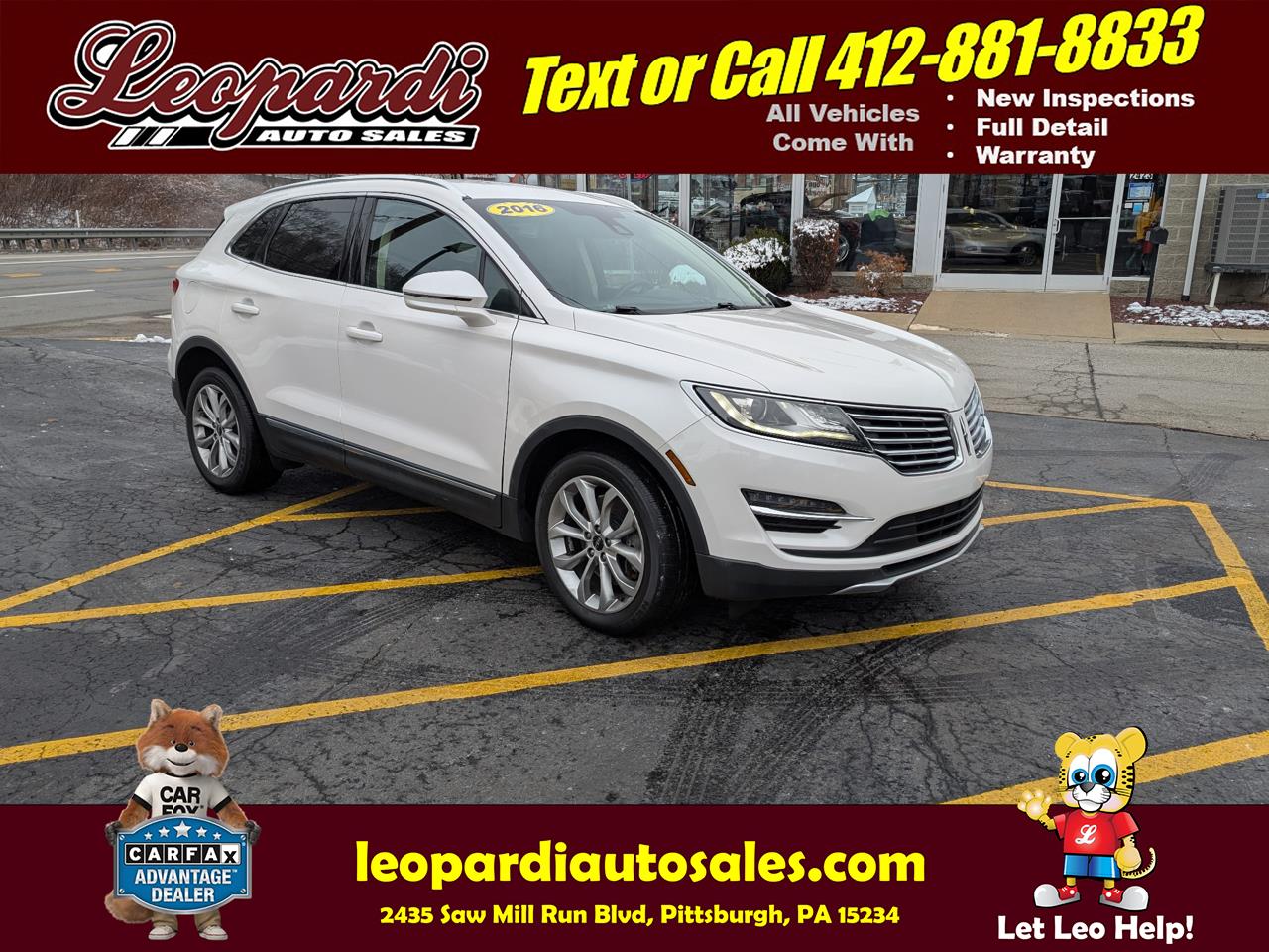 2016 Lincoln MKC AWD 4dr Select