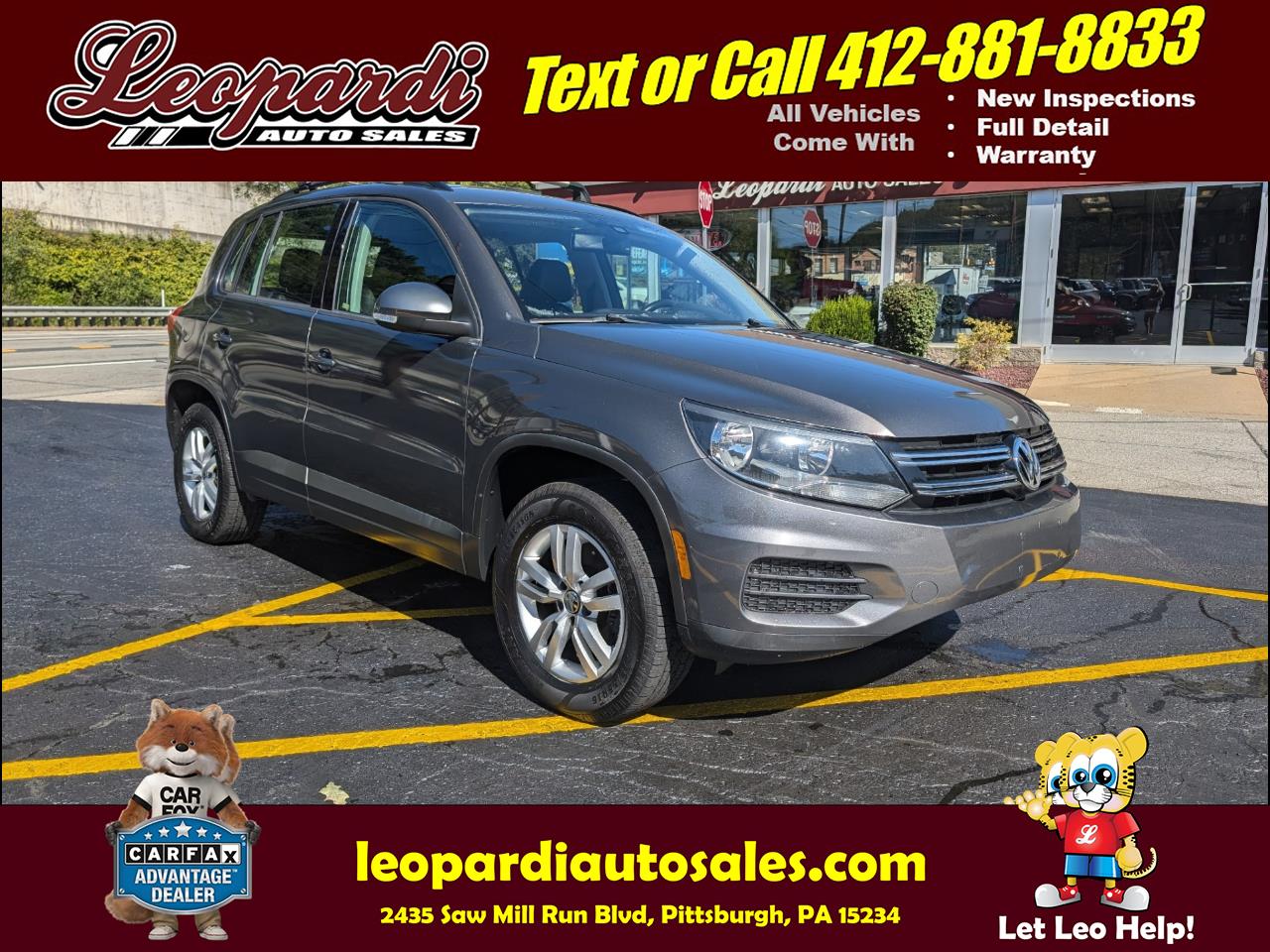 2016 Volkswagen Tiguan 2.0T Sport FWD