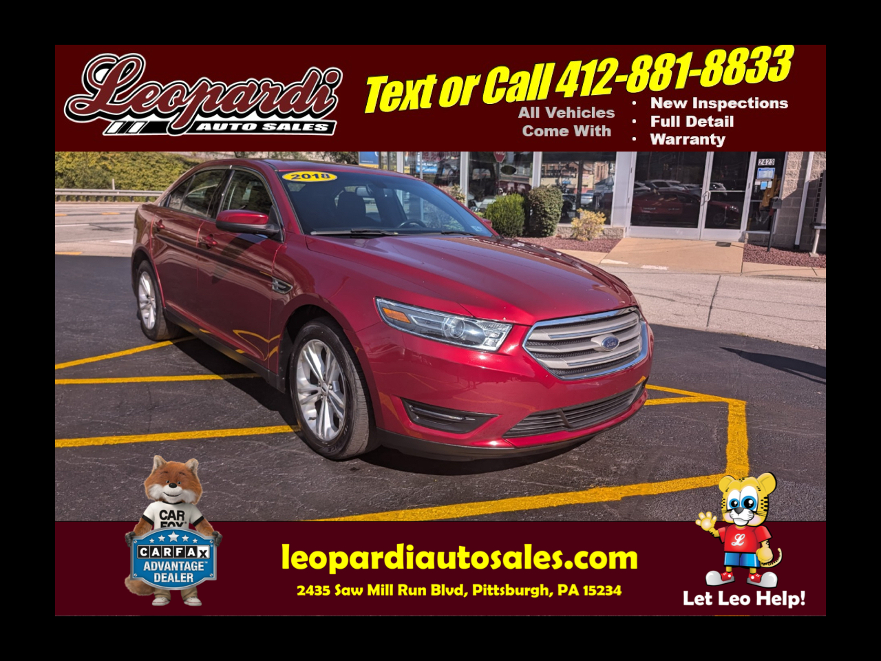 2018 Ford Taurus SEL AWD