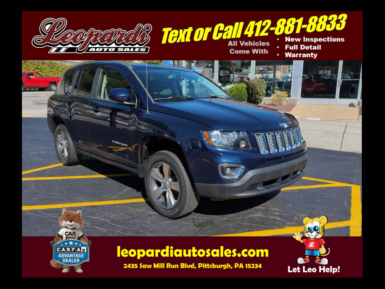 2016 Jeep Compass 4WD 4dr Latitude