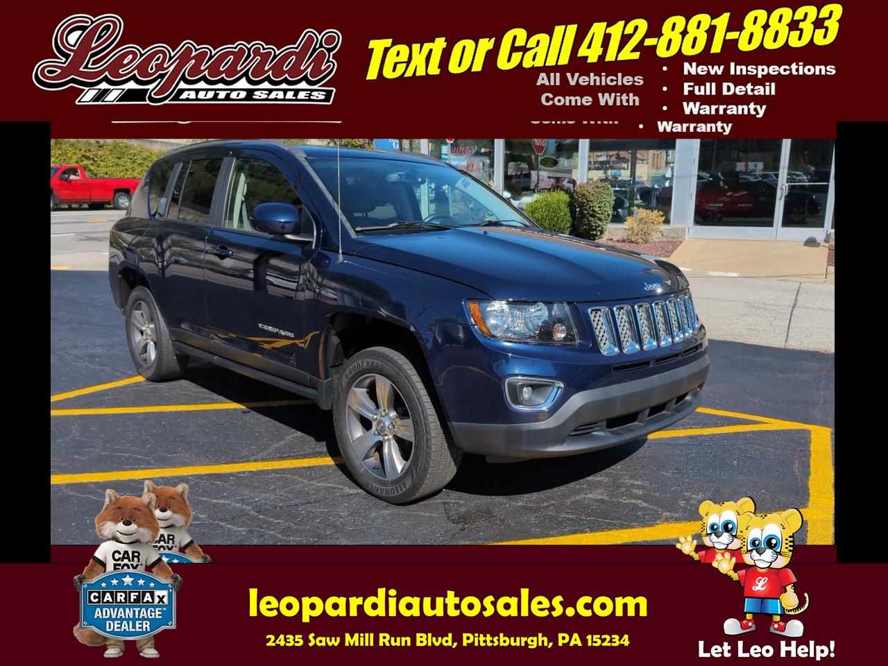 2016 Jeep Compass 4WD 4dr Latitude