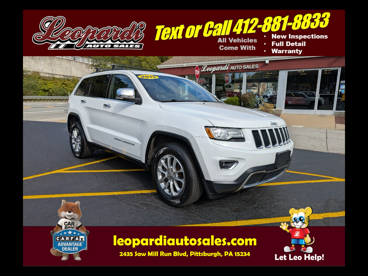 2015 Jeep Grand Cherokee 4WD 4dr Limited