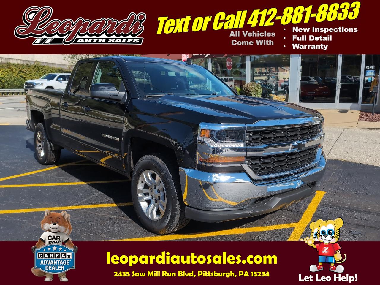 2017 Chevrolet Silverado 1500 4WD Double Cab 143.5" LT w/1LT