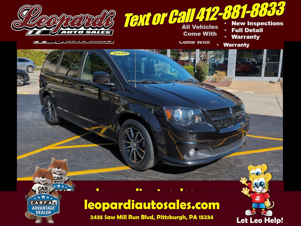2018 Dodge Grand Caravan SXT Wagon