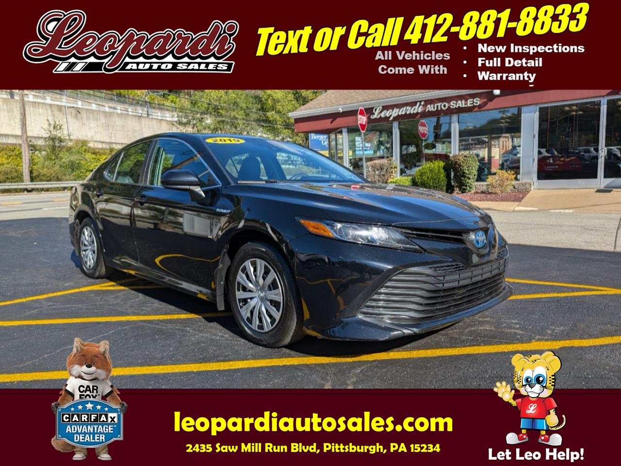 2019 Toyota Camry Hybrid LE CVT (Natl)
