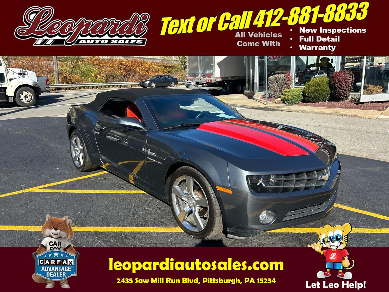 2011 Chevrolet Camaro 2dr Conv 2LT