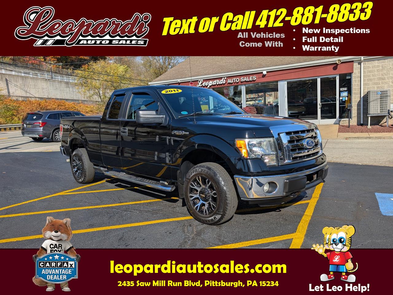 2011 Ford F-150 4WD SuperCab 145" Lariat