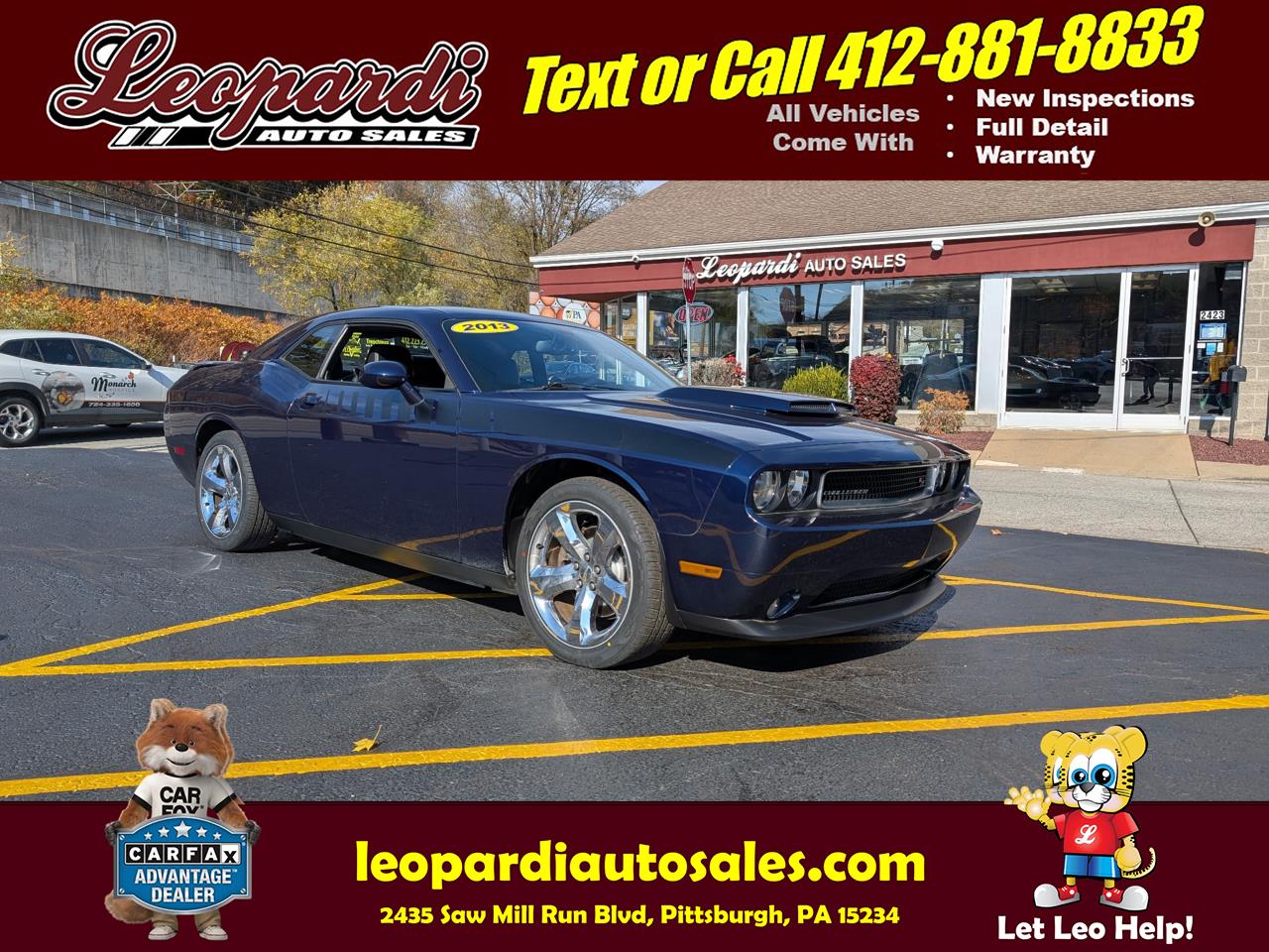 2013 Dodge Challenger 2dr Cpe R/T Plus