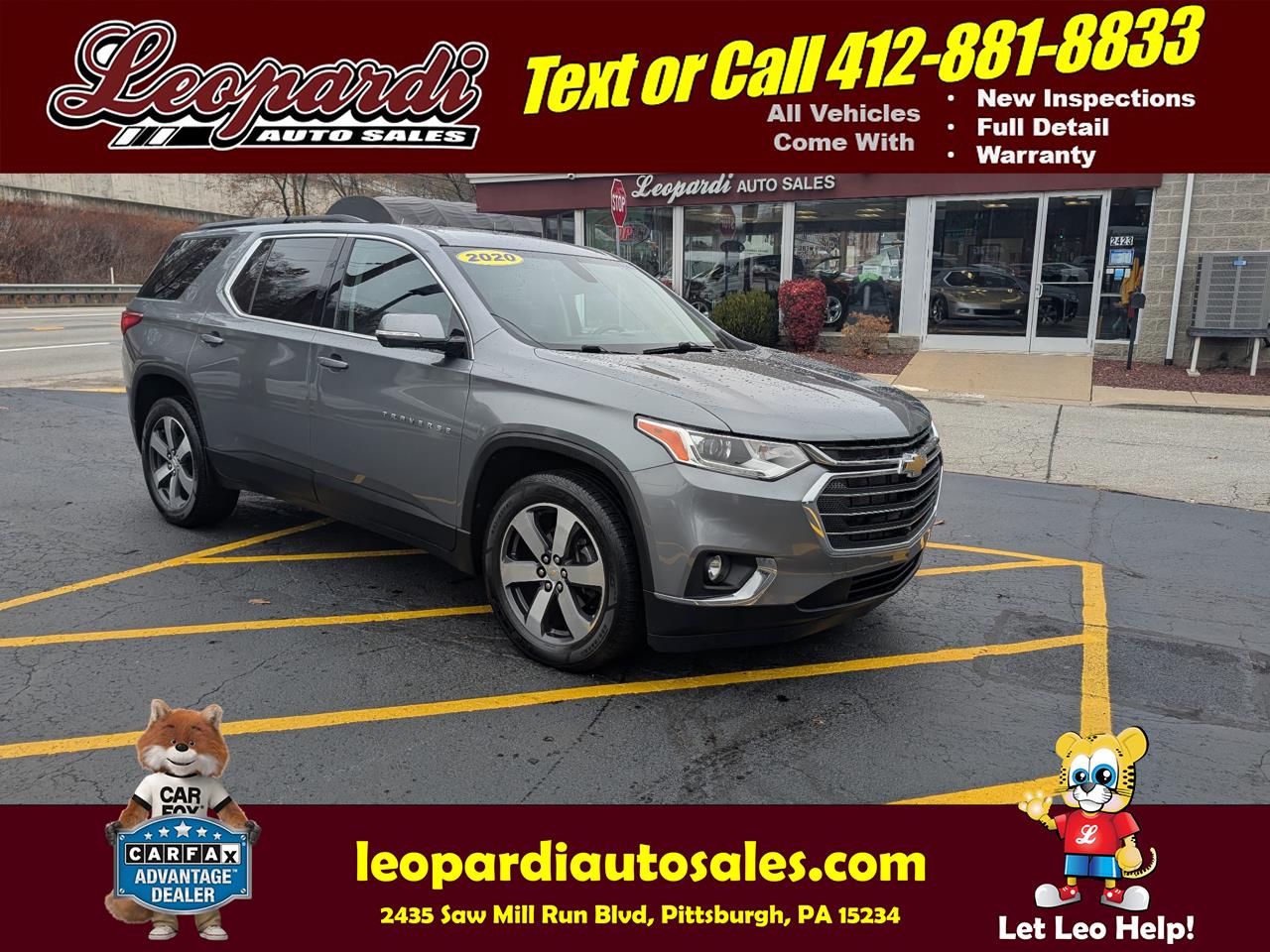 2020 Chevrolet Traverse AWD 4dr LT Leather
