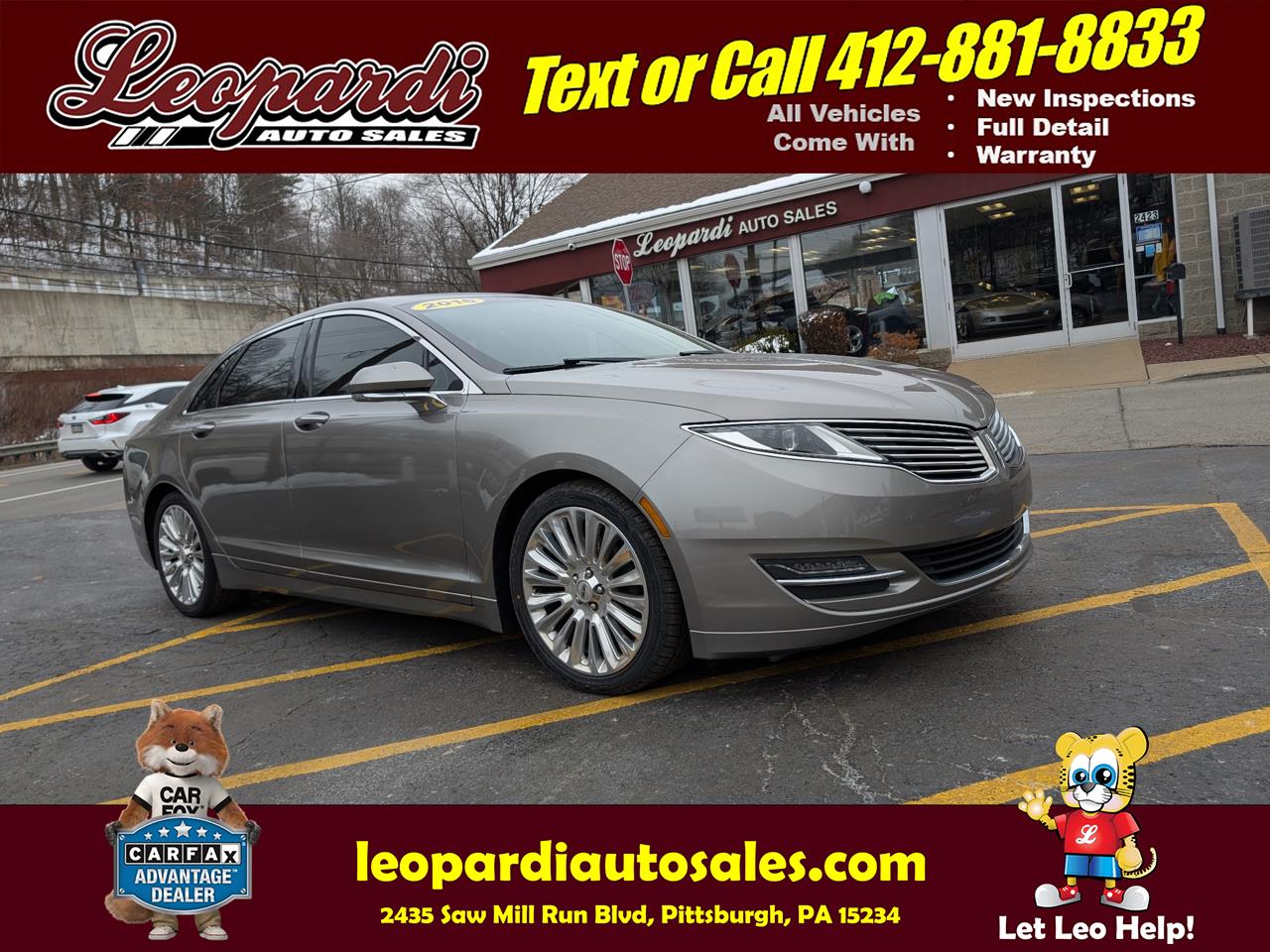 2016 Lincoln MKZ 4dr Sdn AWD