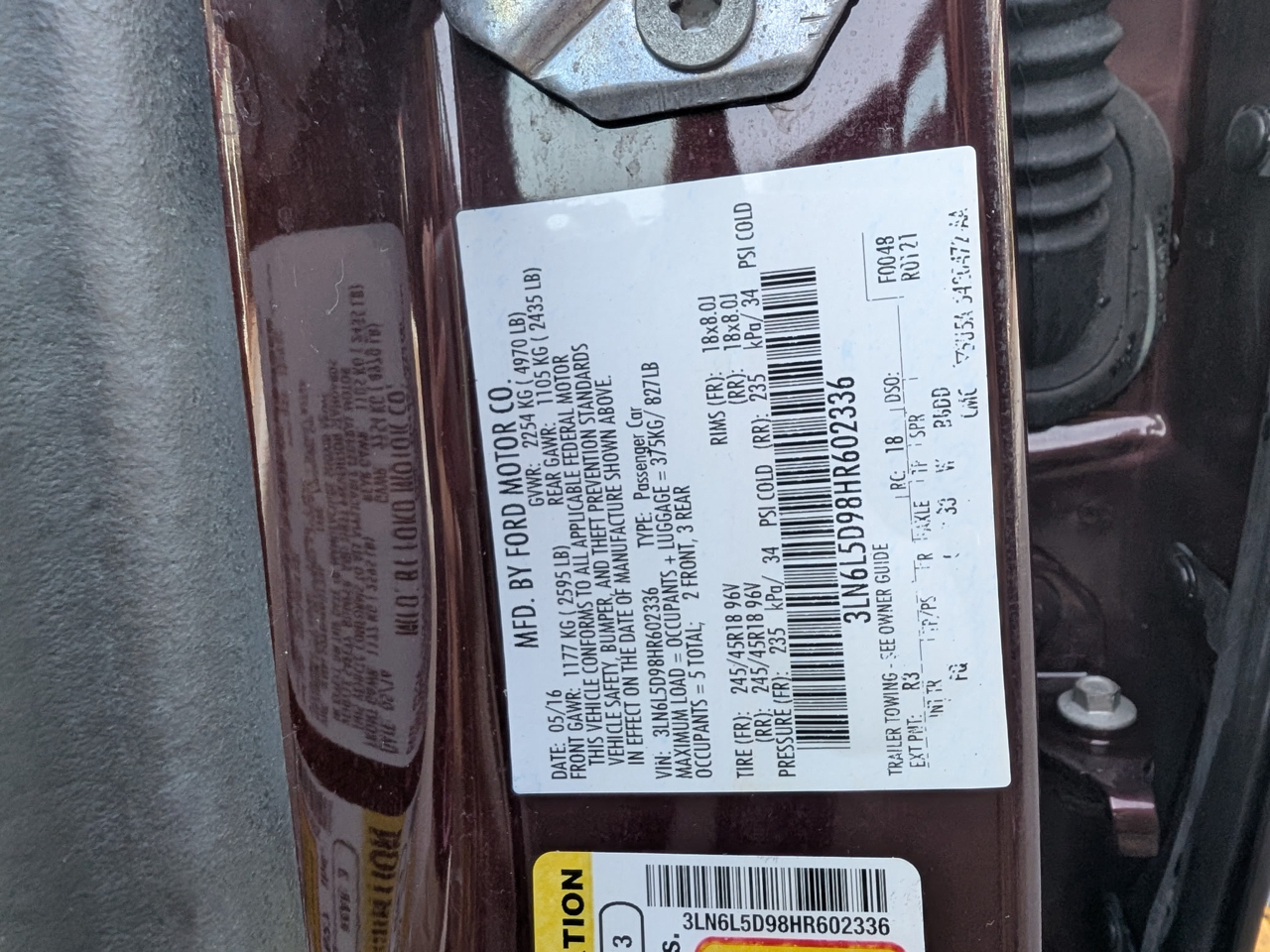 Lincoln MKZ Select AWD 2017