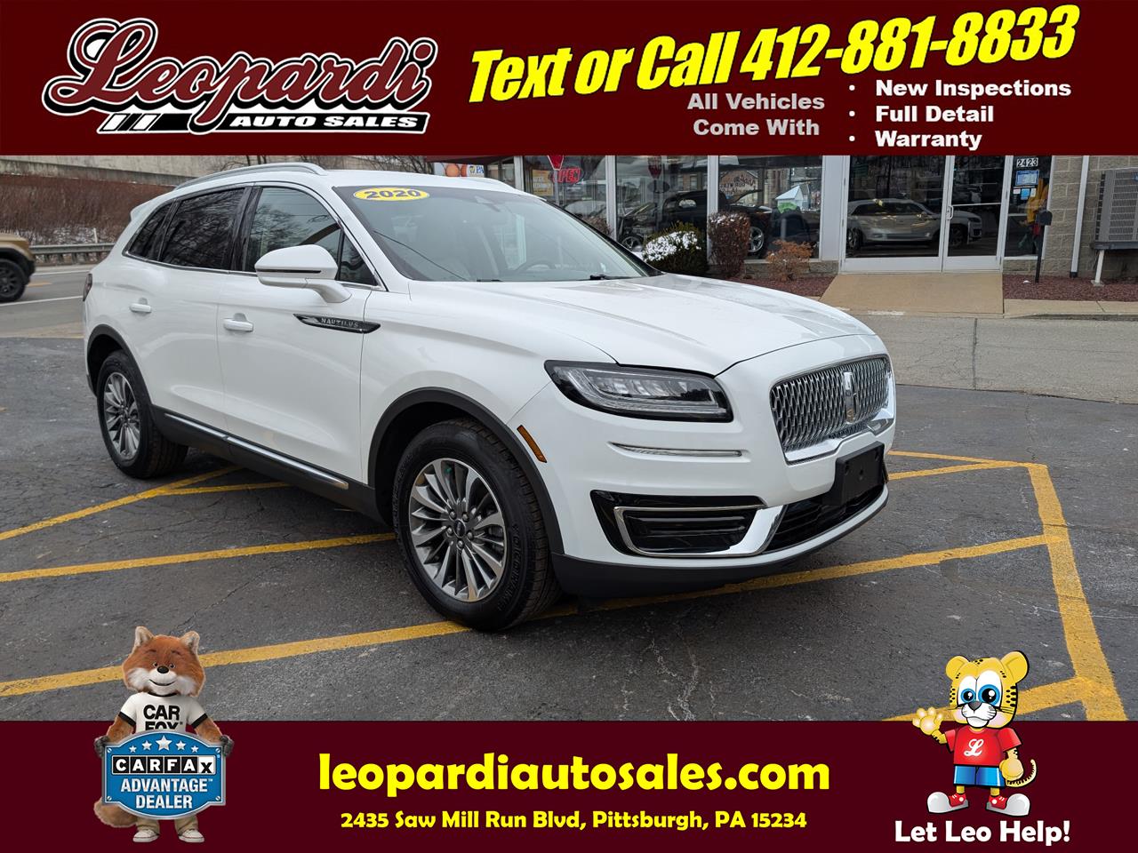 2020 Lincoln Nautilus Standard AWD