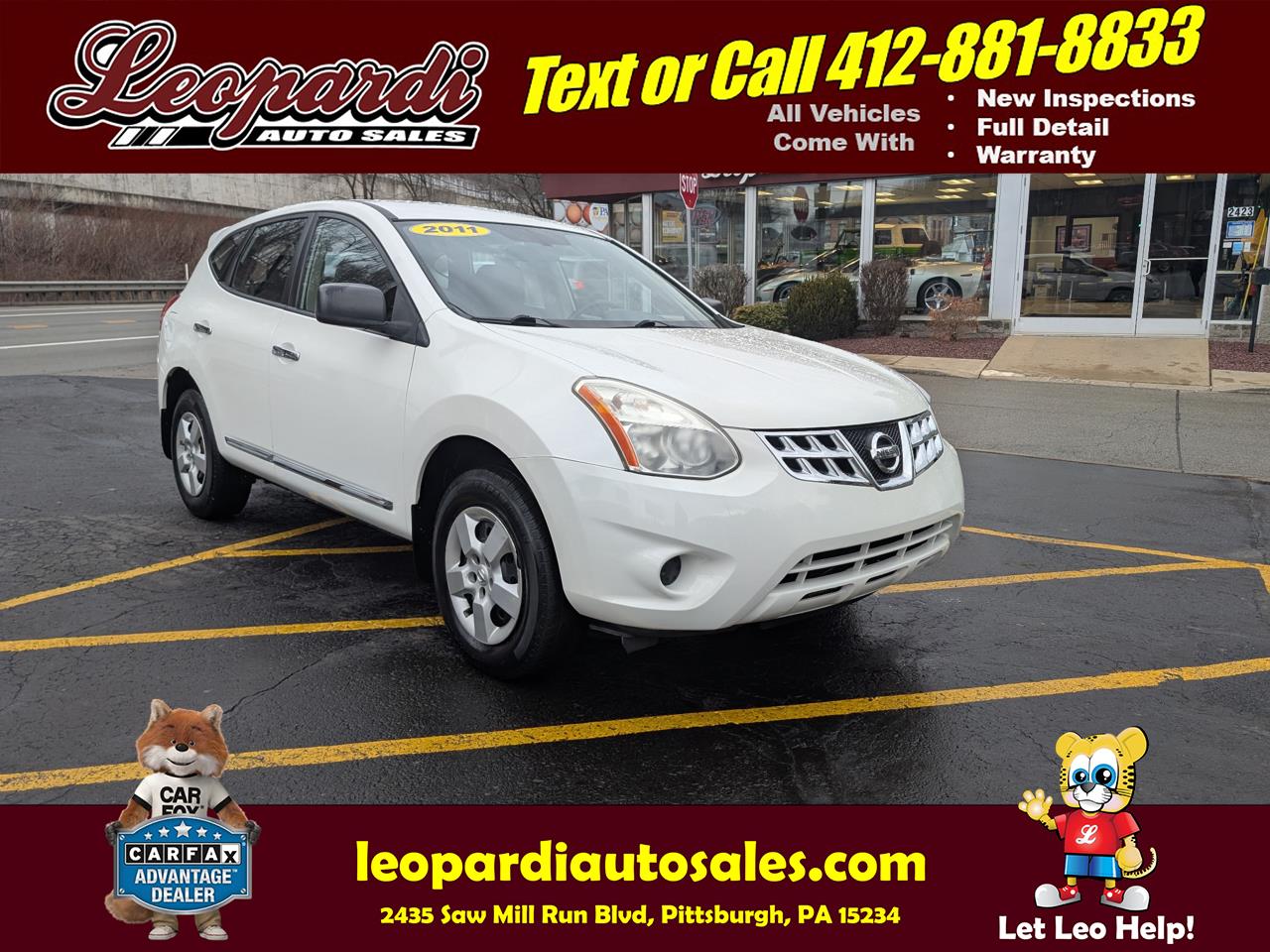 2011 Nissan Rogue AWD 4dr S