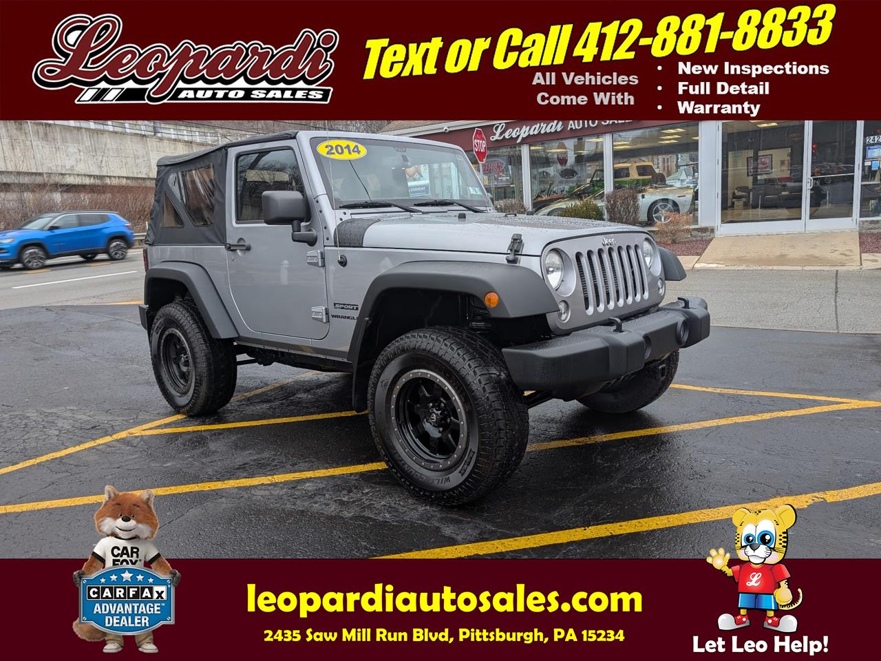 2014 Jeep Wrangler 4WD 2dr Sport