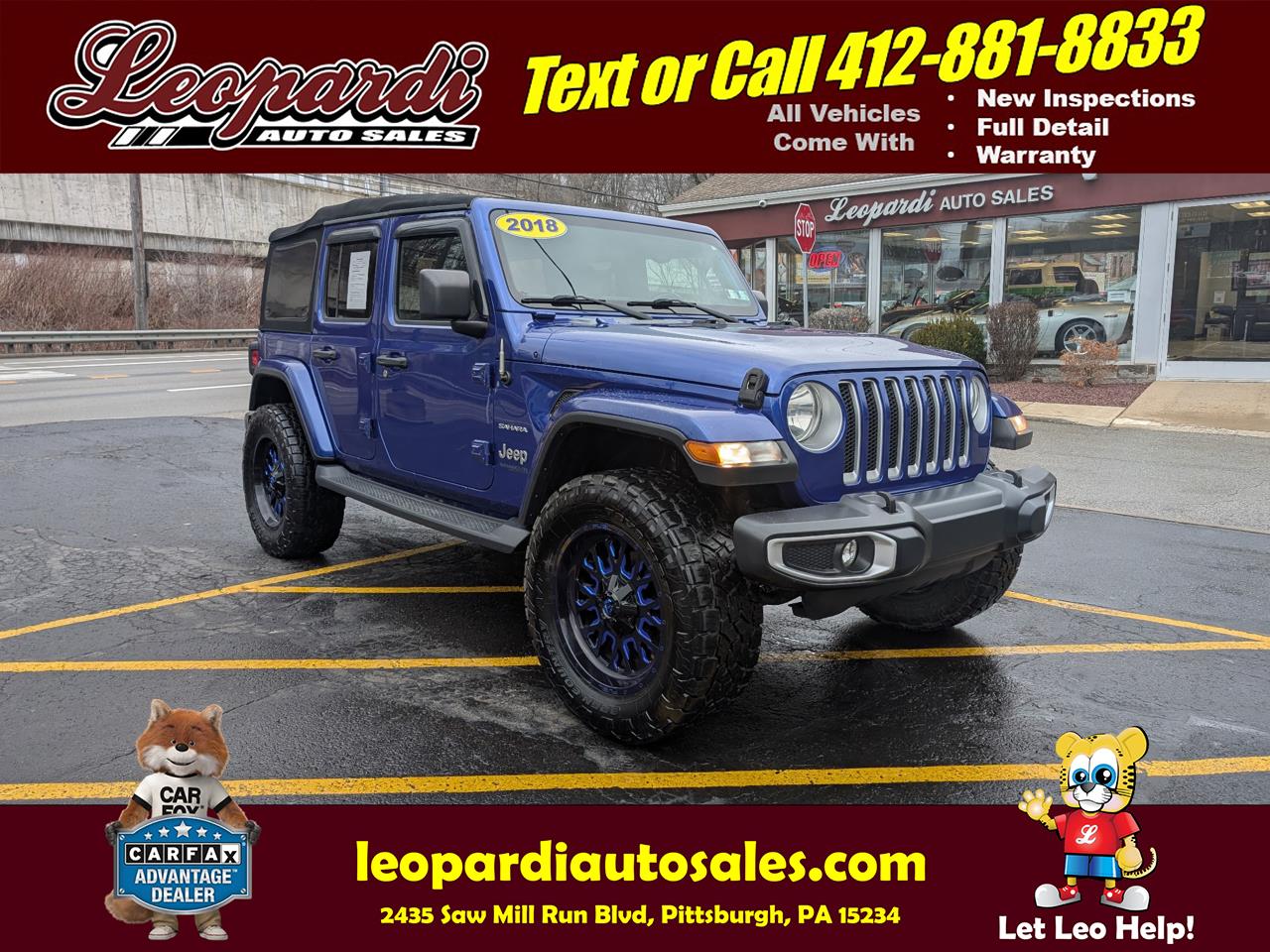 Jeep Wrangler Unlimited Sahara 4x4 2018