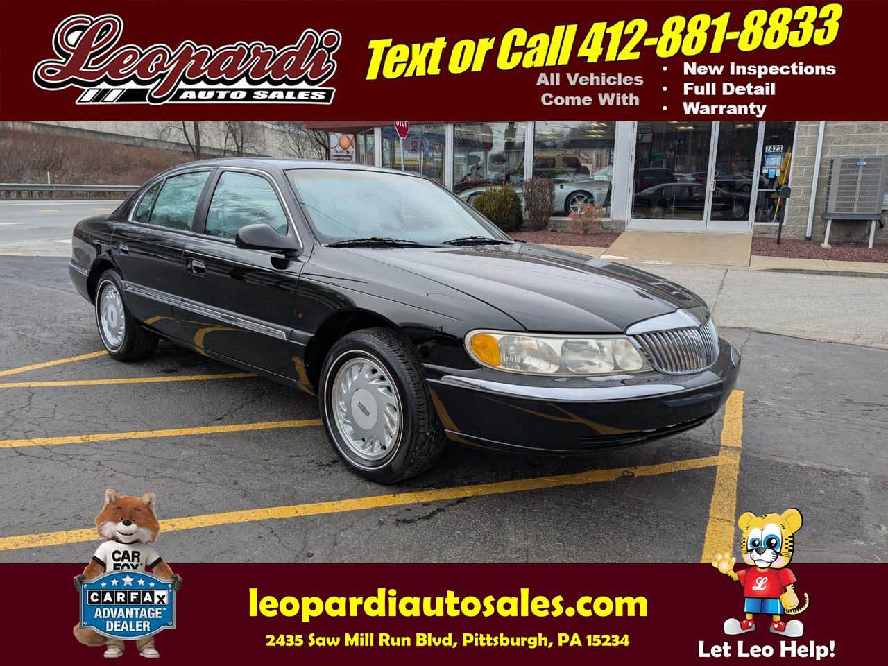 1998 Lincoln Continental 4dr Sdn