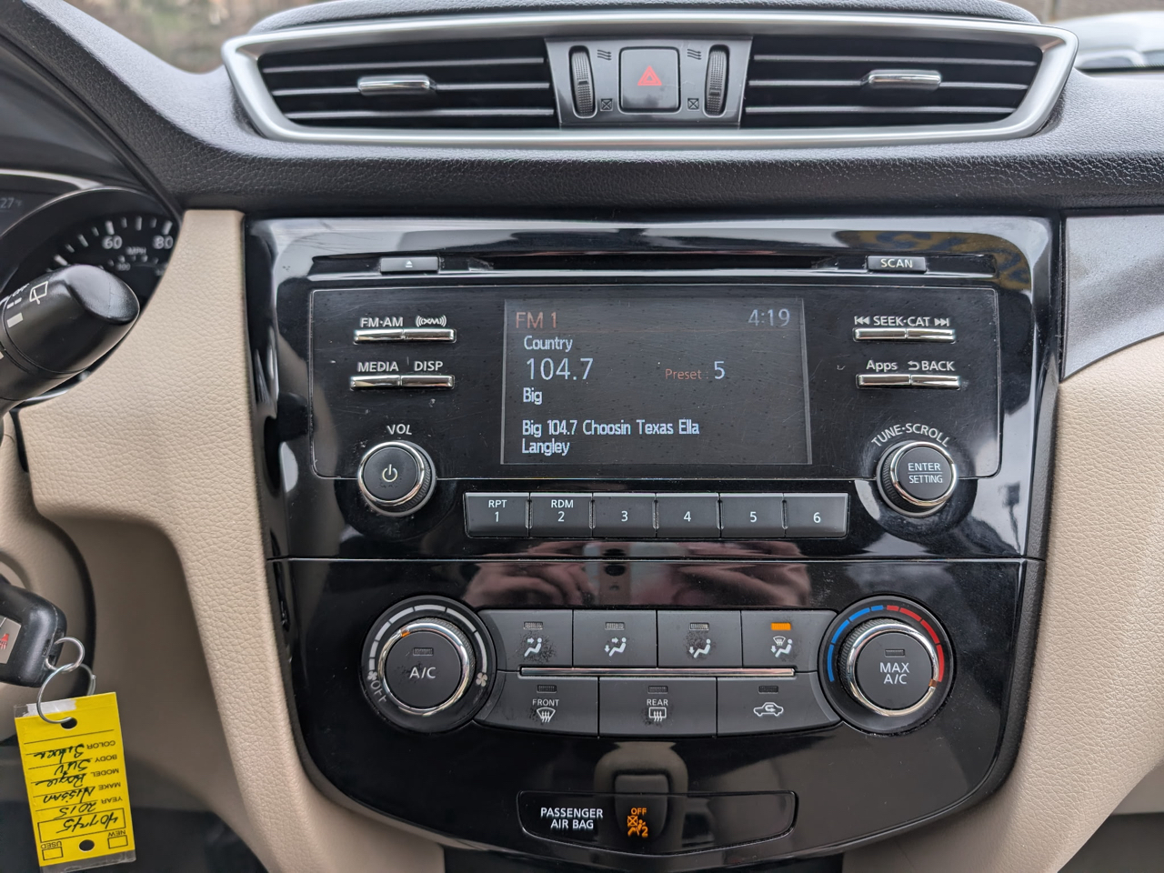 Nissan Rogue AWD 4dr S 2015