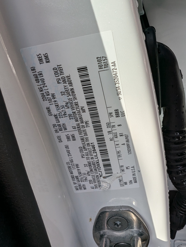 Lincoln Corsair Standard AWD 2020