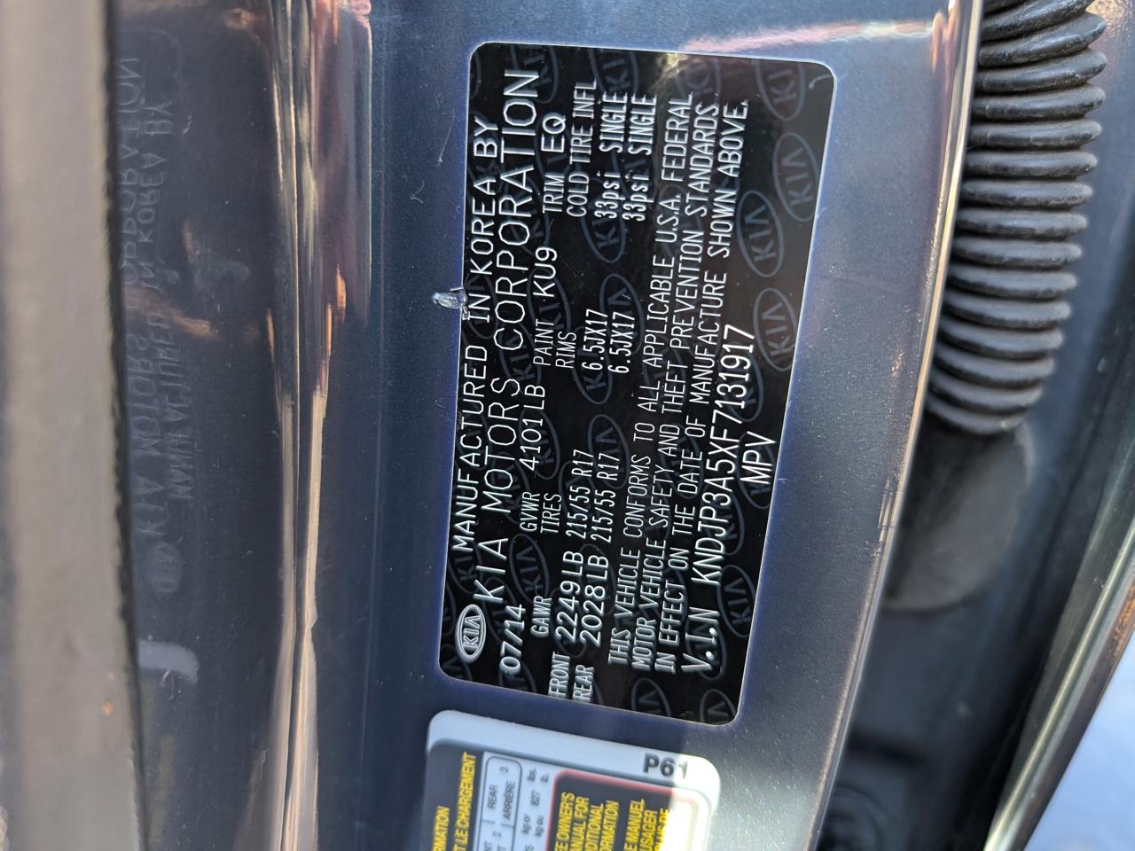 Kia Soul 5dr Wgn Auto + 2015