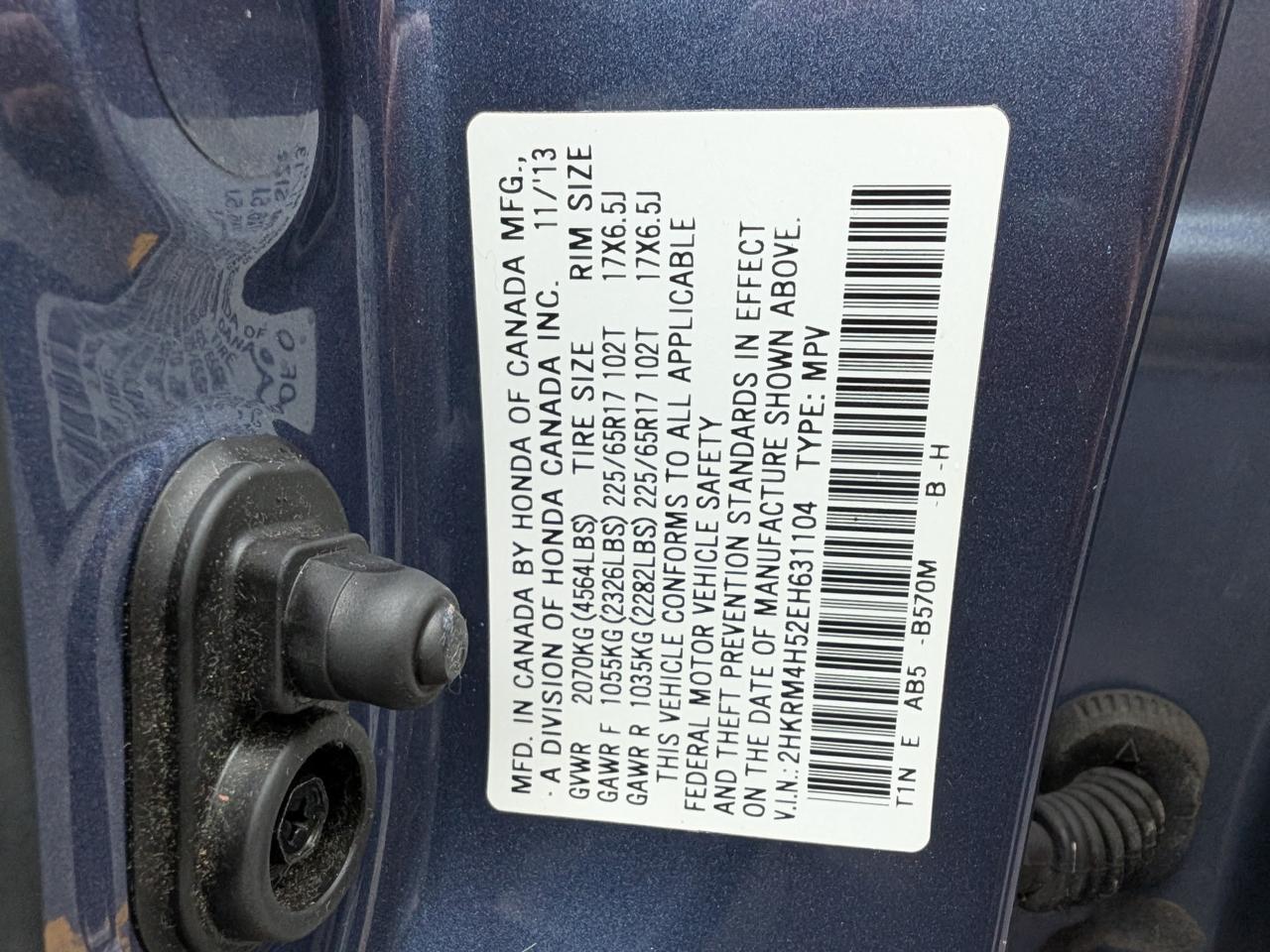 Honda CR-V AWD 5dr EX 2014