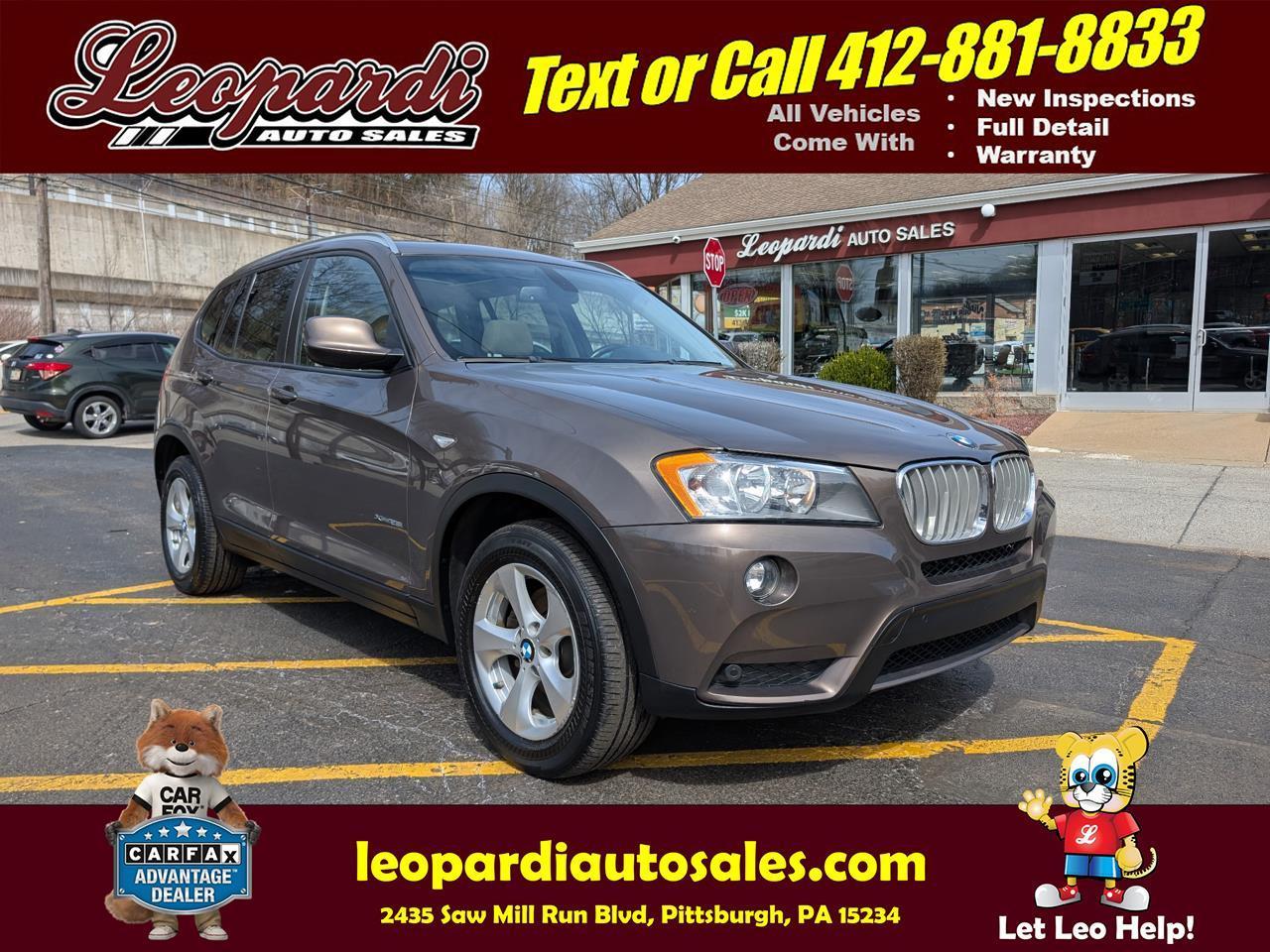 2012 BMW X3 AWD 4dr 28i