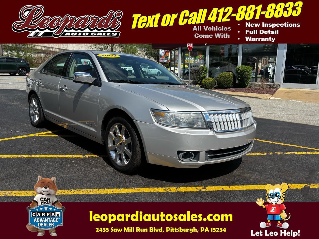 2007 Lincoln MKZ 4dr Sdn FWD