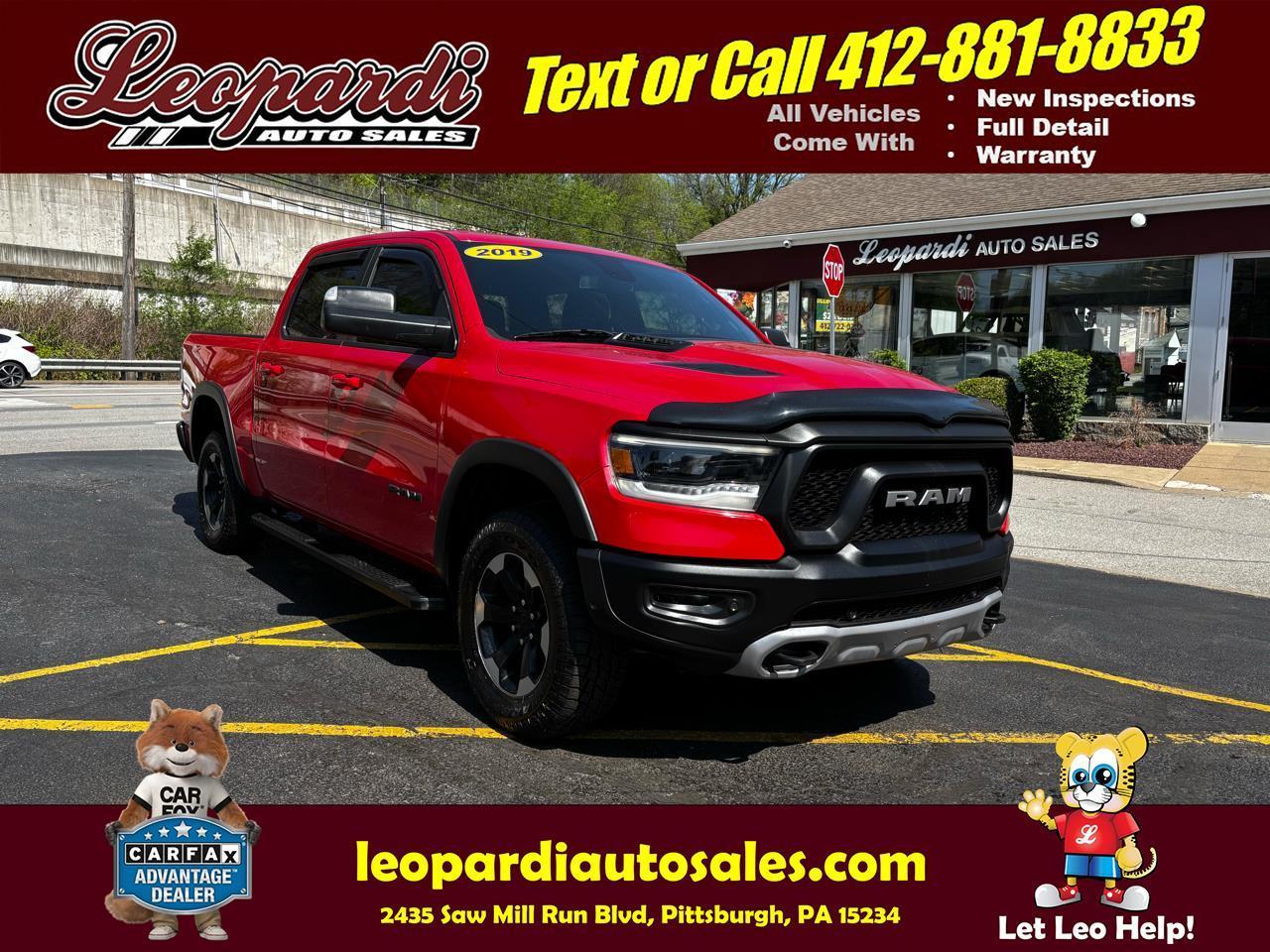 2019 RAM Ram 1500 Pickup Rebel