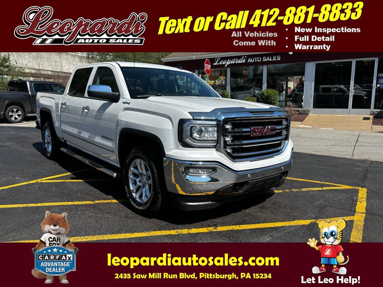GMC Sierra 1500 4WD Crew Cab 143.5" SLT 2017
