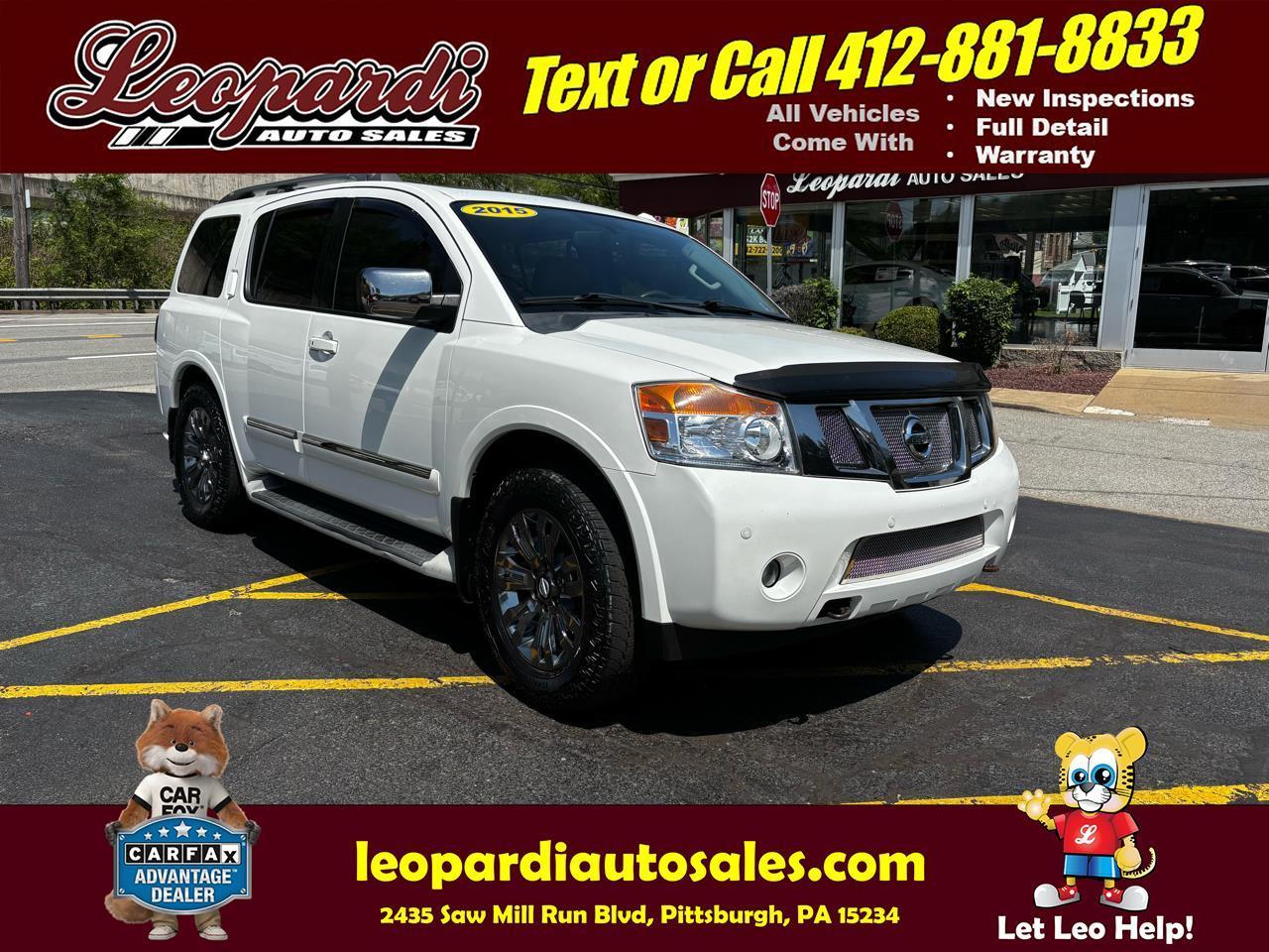 2015 Nissan Armada 4WD 4dr Platinum *Ltd Avail*