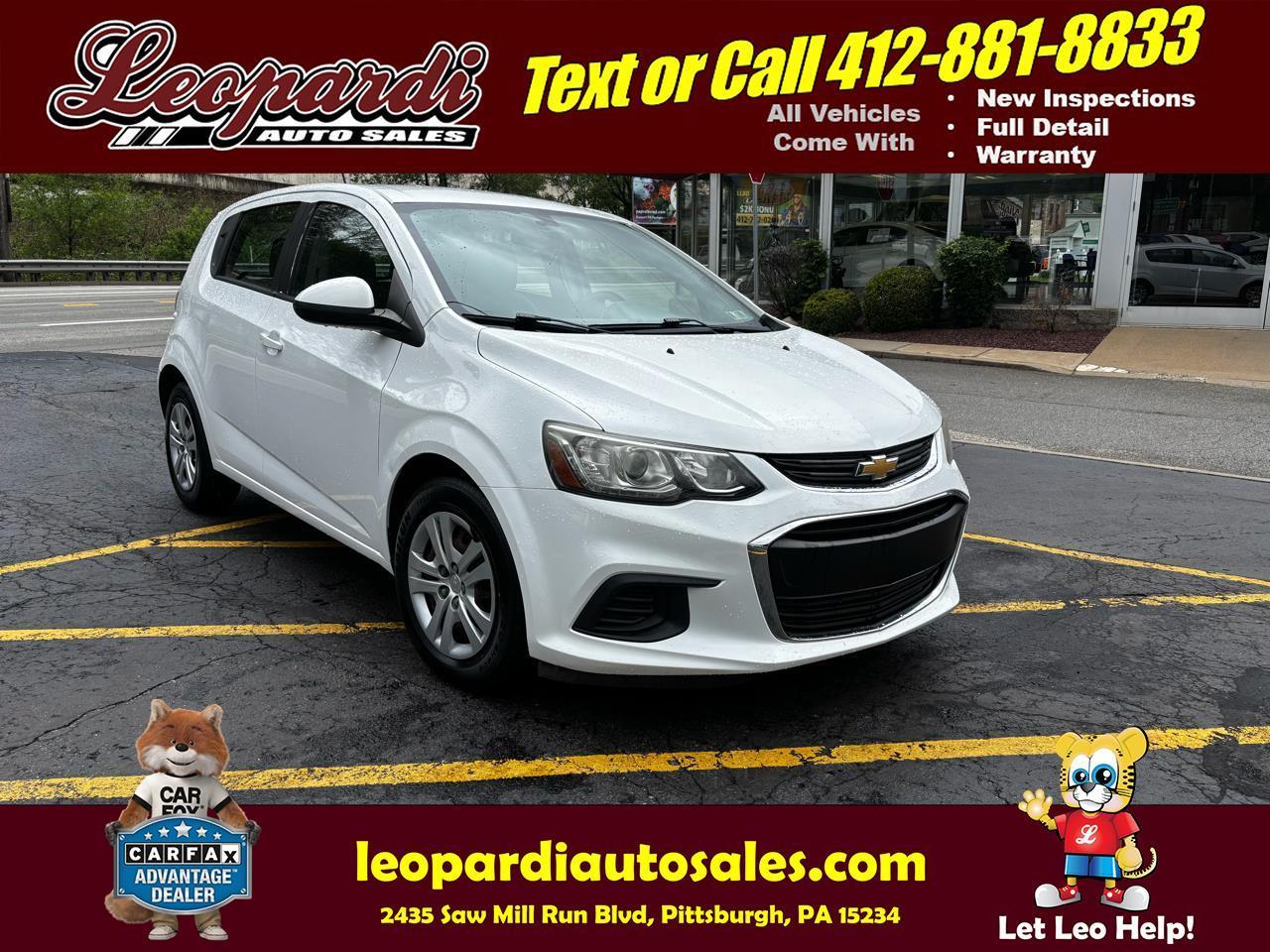 2017 Chevrolet Sonic 5dr HB Auto LT w/1FL