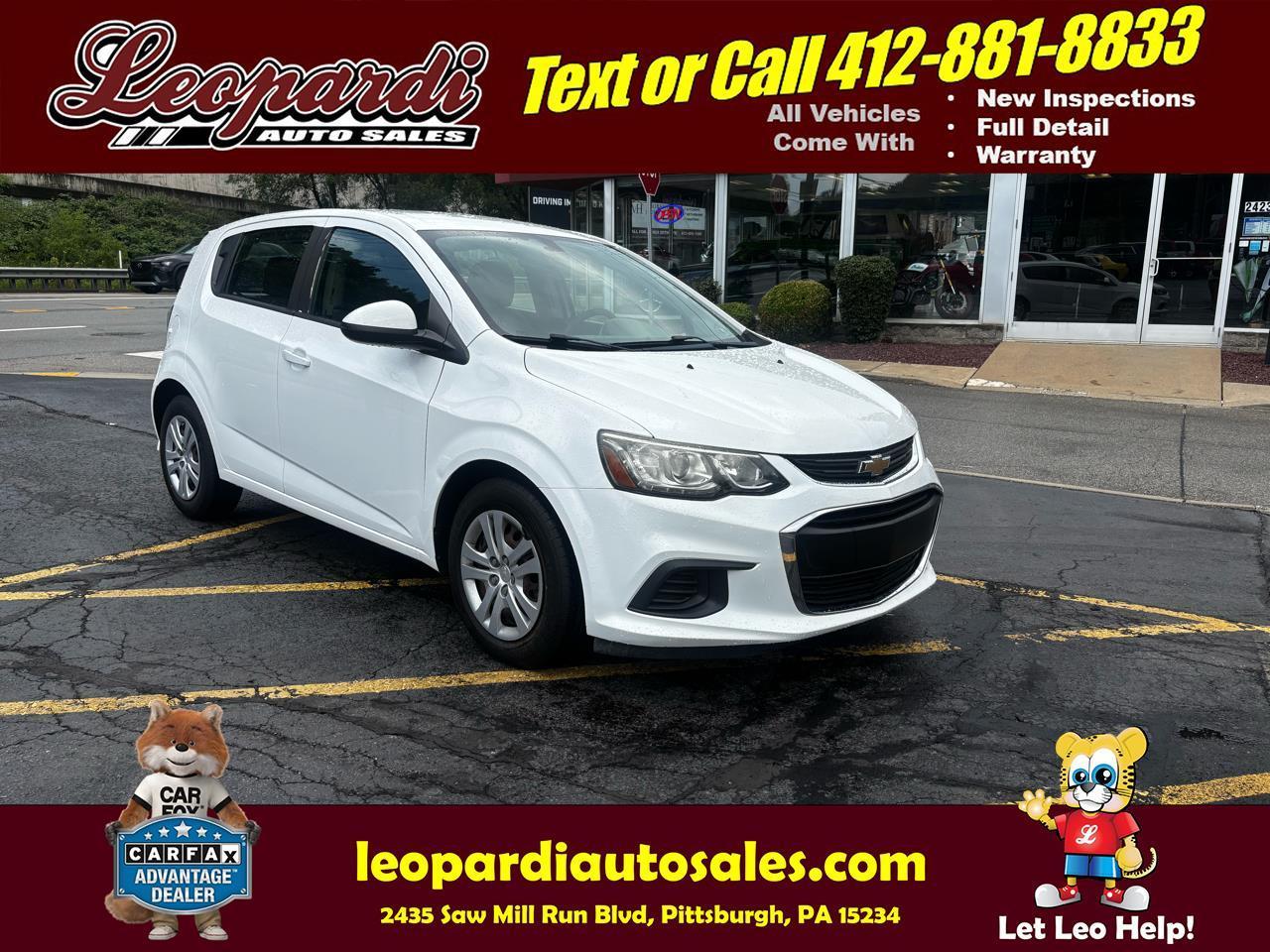 2017 Chevrolet Sonic 5dr HB Auto LT w/1FL