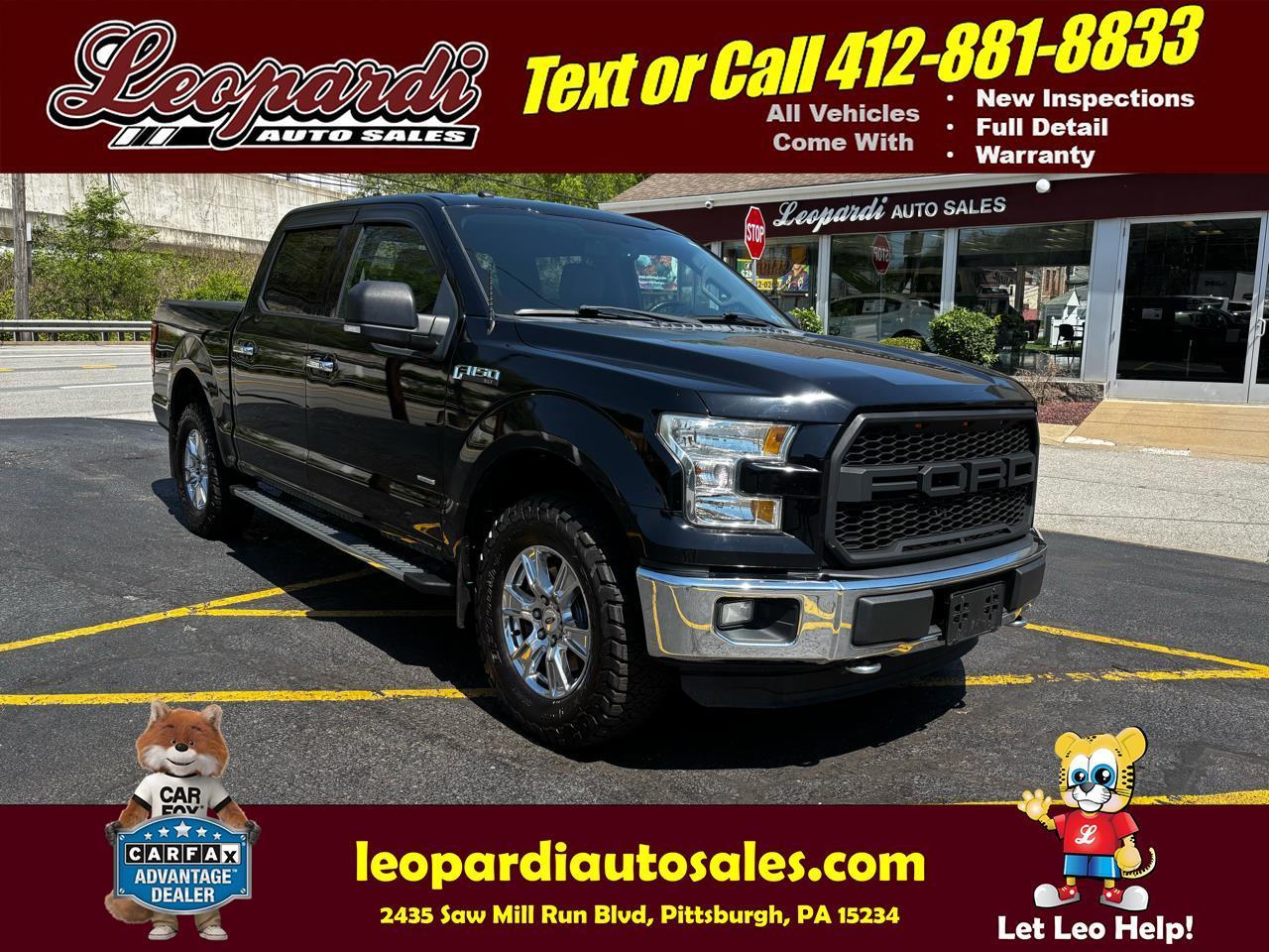 2016 Ford F-150 4WD SuperCrew 139" XLT