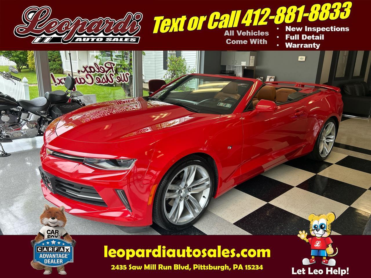 Chevrolet Camaro 2dr Conv 2LT 2017